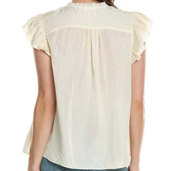 ba&sh Cap Sleeve Blouse- NWT - Picture 2 of 2